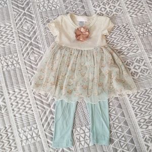 18 month Cracker Barrel Dress & Leggings Set